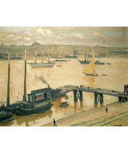 Albert Marquet, The harbour of Bordeaux. Oil on canvas