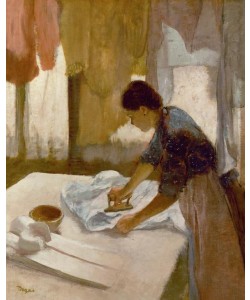 Edgar Degas, Servantgirl ironing a shirt