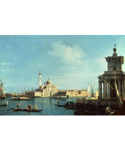 Giovanni Antonio Canaletto, Blick vom Canal Grande mit der Punta della Dogana zur Isola