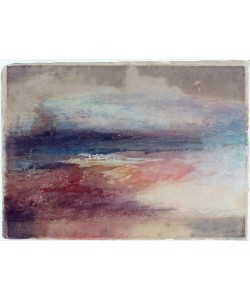 JOSEPH MALLORD WILLIAM TURNER, Coastal View at Sunset