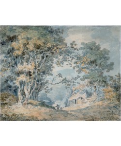 JOSEPH MALLORD WILLIAM TURNER, Rustics on a Country Track at Hindhead, Surrey