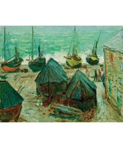 Claude Monet, Boote am Strand, Etretat