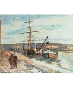 Camille Pissarro, Hafen in Rouen