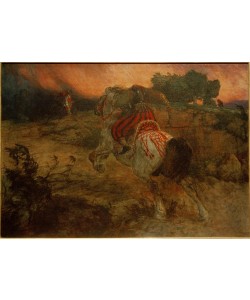 Arnold Böcklin, Astolf reitet mit dem Haupte Orills davon