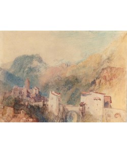 JOSEPH MALLORD WILLIAM TURNER, A Castle in the Val d’Aosta