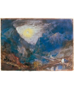 JOSEPH MALLORD WILLIAM TURNER, Sisteron, France