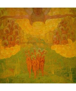 Kasimir Malewitsch, Der Triumph des Himmels (Entwurf für ein Fresko)