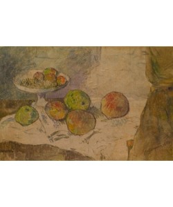 Paul Gauguin, Stillleben mit Obstschale