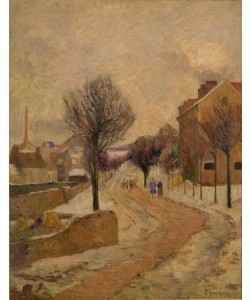 Paul Gauguin, Pariser Vorort im Schnee