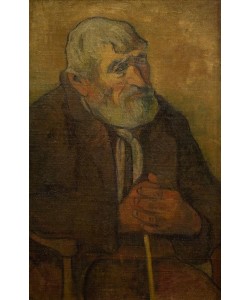 Paul Gauguin, Alter Mann mit Stock