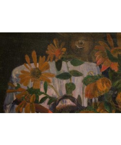 Paul Gauguin, Sonnenblumen auf einem Armstuhl