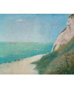 Georges Seurat, Honfleur, the Cliff