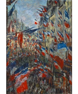 Claude Monet, La rue Saint-Denis, à Paris. Fête du 30 juin 1878