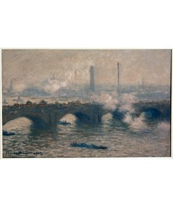 Claude Monet, Waterloo Bridge, temps gris