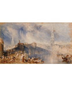 JOSEPH MALLORD WILLIAM TURNER, Inverness, from across the River Ness