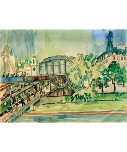 Ernst Ludwig Kirchner, Bahnhof am Kanal
