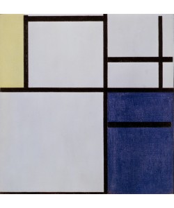 Piet Mondrian, BLANCO, GRIS, AMARILLO, AZUL