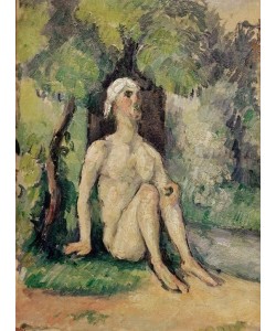 Paul Cézanne, Baigneur assis au bord de l’eau