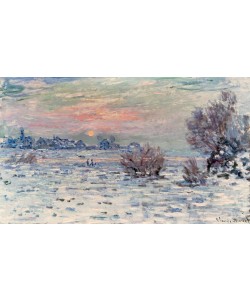Claude Monet, Hiver sur la Seine, Lavacourt