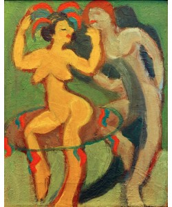 Ernst Ludwig Kirchner, Gelbe Tänzerin mit grauem Partner