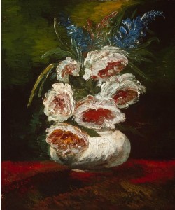 Vincent van Gogh, Vase mit Pfingstrosen