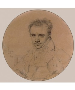 JEAN-AUGUSTE-DOMINIQUE INGRES, Portrait du sculpteur Henri-Joseph Rutxhiel