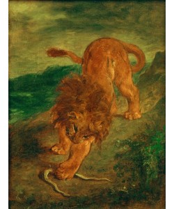 Eugene Delacroix, Le lion et le serpent