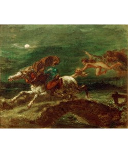 Eugene Delacroix, Tam O’Shanter, poursuivi par les sorcières