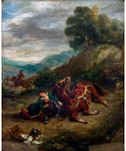 Eugene Delacroix, La mort de Lara