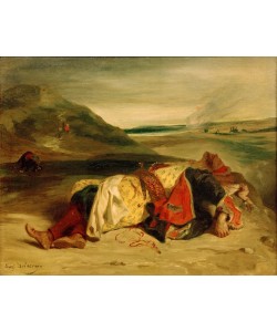 Eugene Delacroix, Un officier turc tué dans les montagnes