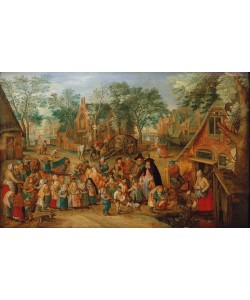 Pieter Brueghel der Jüngere, Das Pfingstbraut-Spiel
