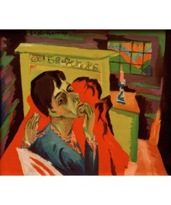 Ernst Ludwig Kirchner, Selbstporträt als Kranker