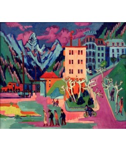 Ernst Ludwig Kirchner, Bahnhof Davos