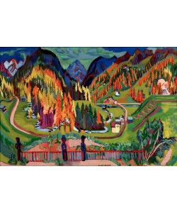Ernst Ludwig Kirchner, Sertigtal im Herbst
