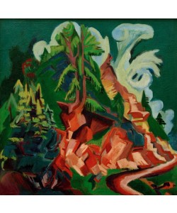 Ernst Ludwig Kirchner, Der Berg. Der Weg zu Stafel
