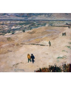 Max Beckmann, Leute nach der Arbeit am Meer (Am Strand von Wangerooge)