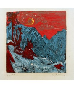 Ernst Ludwig Kirchner, Wintermondnacht