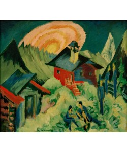 Ernst Ludwig Kirchner, Mondaufgang auf der Stafelalp