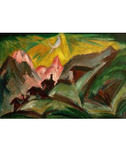 Ernst Ludwig Kirchner, Stafelalp bei Mondschein