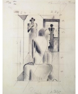 Oskar Schlemmer, Figures in a Room
