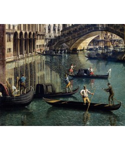 Giovanni Antonio Canaletto, The Rialto Bridge in Venice