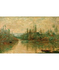 Claude Monet, Ein Nebenarm der Seine bei Vétheuil
