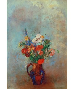 Odilon Redon, Mohn und andere Blumen in Krug