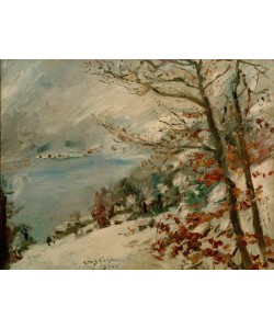 Lovis Corinth, Walchensee im Winter