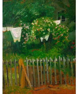 August Macke, Wäsche im Garten in Kandern