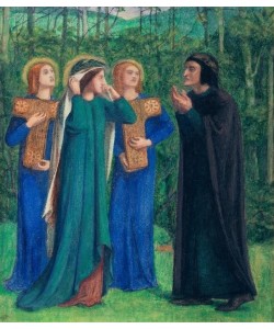 Dante Gabriel Rossetti, The Meeting of Dante and Beatrice in Paradise