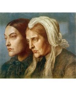Dante Gabriel Rossetti, Christina G.Rossetti und Mutter