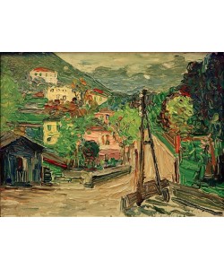 Wassily Kandinsky, Rapallo – Blick vom Fenster