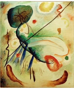 Wassily Kandinsky, Aquarell mit Strich