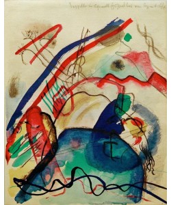 Wassily Kandinsky, Entwurf zu ‘Bild mit weißem Rand'